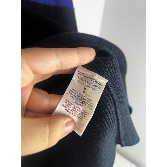 Outer known Organic cotton blend nostalgic sweater size medium MSRP $158 - Picture 5 of 6
